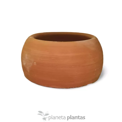 vaso in terracotta fatto a mano 15x8